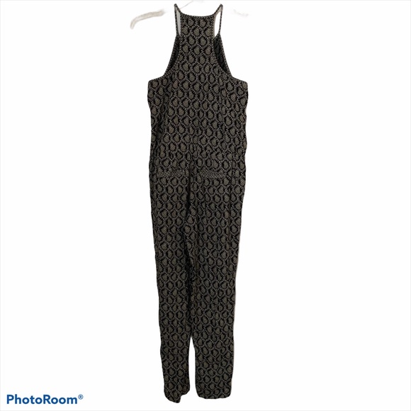 Lou & Grey women’s jumpsuit Black and Tan size XS - Picture 2 of 5
